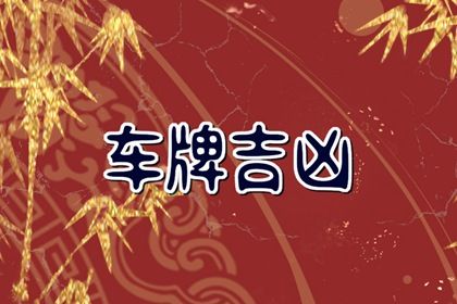 车牌号测算基础